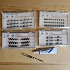 Easy Natural Lash Clusters DIY Lash Extension Wispy Eyelash Korean Look